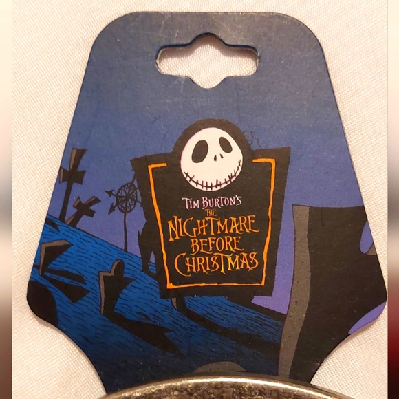 Disney Nightmare Before Christmas Silver Tone Sally Belt Buckle NWT - Picture 3 of 5
